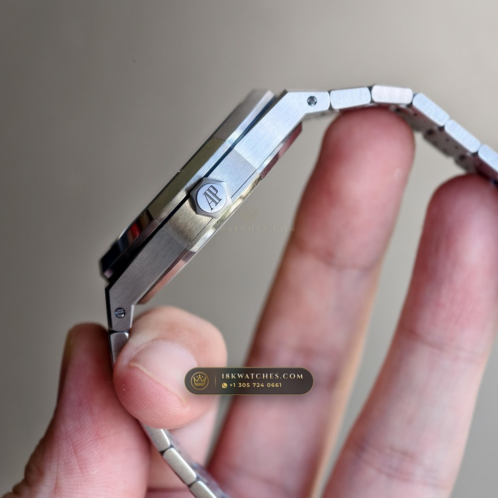 Audemars Piguet Royal Oak Selfwinding 41mm Custom SW Dial Deep Crystal Optics Ref. 15510ST — Studio Gallery Plate VI in 904L Stainless Steel Custom Architecture (166.9g Verified Mass, Audemars Piguet Cal. 4302 - 70h Power Reserve)