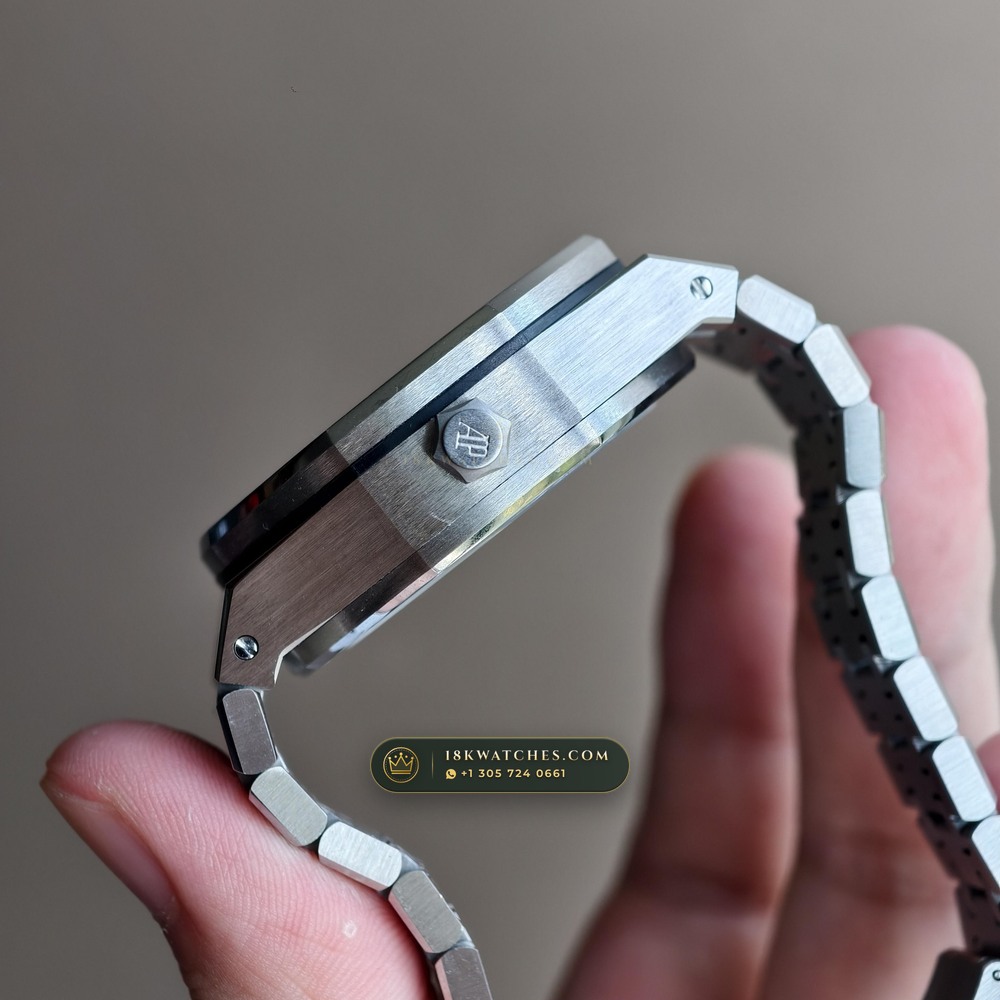 Audemars Piguet Royal Oak Selfwinding Flying Tourbillon 41mm Architectural Skeletonized Openworked Dial Ref. 26735ST.OO.1320ST.02 — Studio Gallery Plate V in 904L Stainless Steel Custom Architecture (159.4g Verified Mass, Audemars Piguet Cal. 2950 Flying Tourbillon)