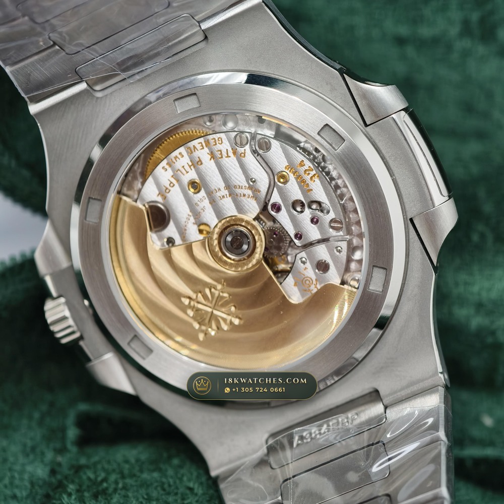 Patek Philippe Nautilus Self-Winding Ref. 5711A — Studio Gallery Plate V in 904L Stainless Steel Custom Architecture (115.0g Verified Mass, Patek Philippe Cal. 26-330 S C / Cal. 324 S C - 21K Gold Rotor)
