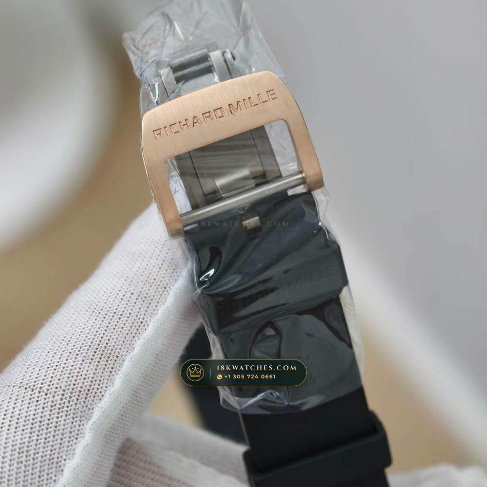 Richard Mille RM 67-01 Automatic Extra-Flat 18K Rose Gold — Studio Gallery Plate VIII in 18K Rose Gold Au750 (73.4g Verified Mass, Richard Mille Cal. CRMA6 - Platinum Rotor)