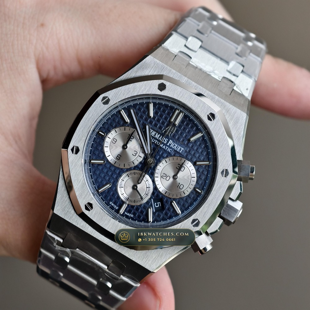Audemars Piguet Royal Oak Selfwinding Chronograph 41mm Ref. 26331ST.OO.1220ST.01 — Studio Gallery Plate III in 904L Stainless Steel Custom Architecture (180.3g Verified Mass, Audemars Piguet Cal. 2385 Column-Wheel Chronograph)