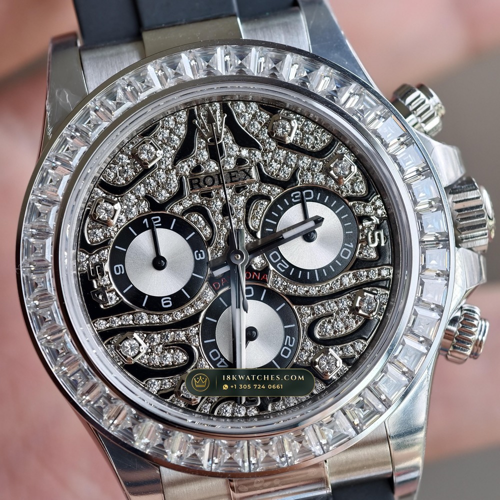 Rolex Cosmograph Daytona 18K White Gold Ref. 116589TBR — Studio Gallery Plate V in 18K White Gold Au750 (167.0g Verified Mass, Rolex Manufacture Cal. 4130 - 72h Power Reserve)