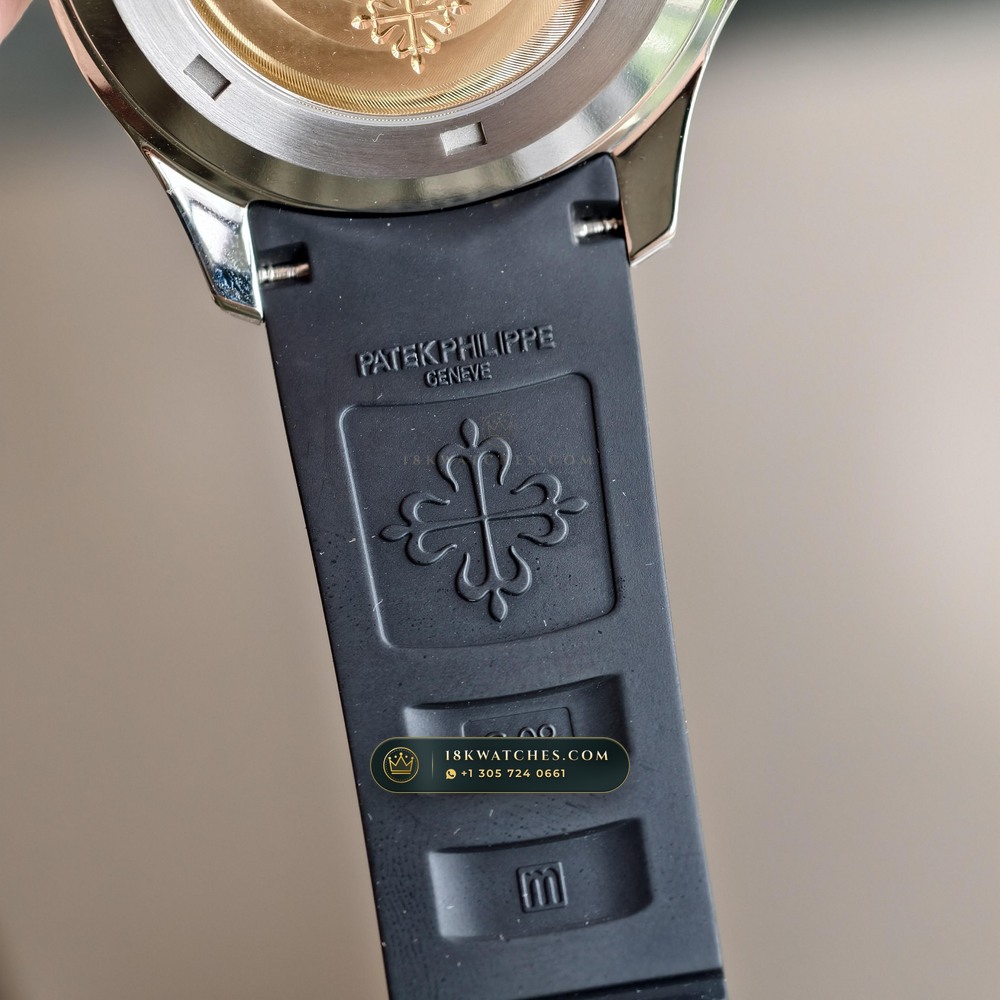 Patek Philippe Aquanaut Extra-Large Self-Winding Custom SW Dial Free-Sprung Calibre Ref. 5167A — Studio Gallery Plate VIII in 904L Stainless Steel Custom Architecture (79.4g Verified Mass, Patek Philippe Cal. 324 S C - 21K Gold Rotor)