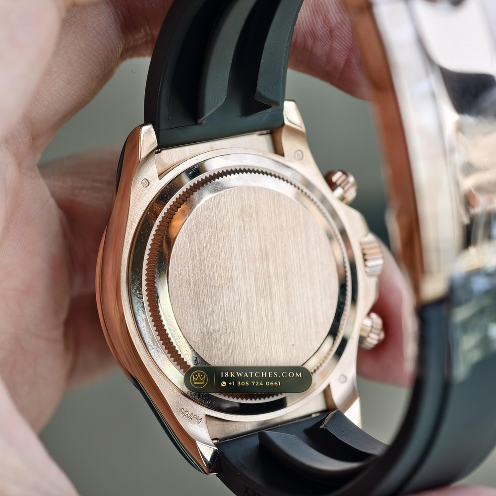 Rolex Cosmograph Daytona 18K Everose Gold Ref. 126515LN — Studio Gallery Plate VI in 18K Rose Gold Au750 (160.6g Verified Mass, Rolex Manufacture Cal. 4131 - 72h Power Reserve)