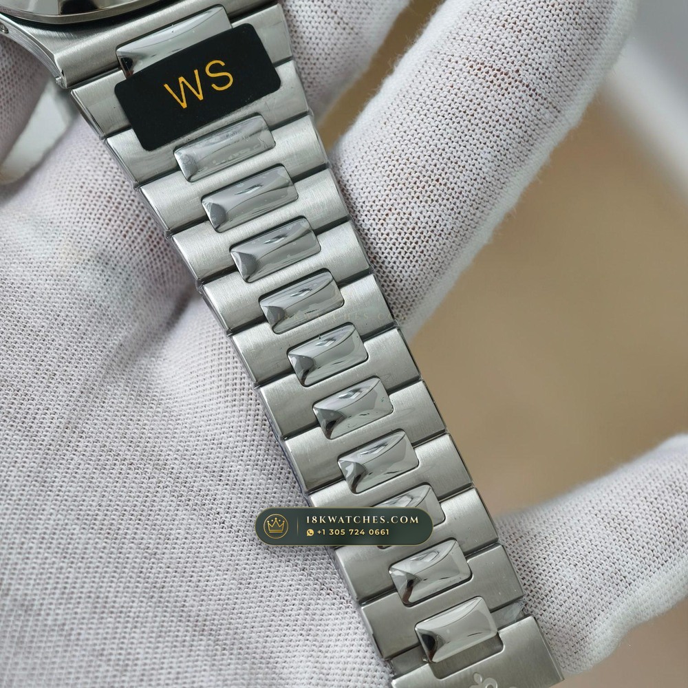 Patek Philippe Nautilus Moonphase & Power Reserve 5-Axis CNC Case Ref. 5712/1A — Studio Gallery Plate V in 904L Stainless Steel Custom Architecture (116.3g Verified Mass, Patek Philippe Cal. 240 PS IRM C LU - 22K Gold Micro-Rotor)