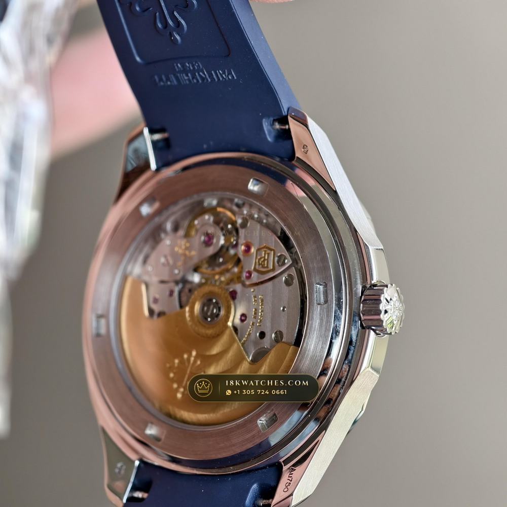 Patek Philippe Aquanaut Luce Haute Joaillerie Diamond-Set Bezel 18K White Gold 5-Axis CNC Case Ref. 5268/461G-001 — Studio Gallery Plate VII in 18K White Gold Au750 (114.6g Verified Mass, Patek Philippe Cal. 26-330 S C - 21K Gold Rotor)