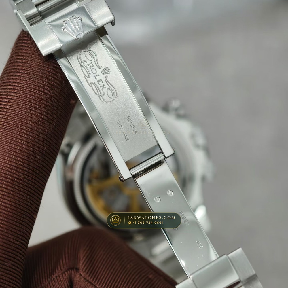 Rolex Cosmograph Daytona Platona Ice-Blue & Chestnut Cerachrom 950 Platinum Ref. 126506 — Studio Gallery Plate VII in 950 Platinum Pt950 (282.0g Verified Mass, Rolex Manufacture Cal. 4131 - 72h Power Reserve)