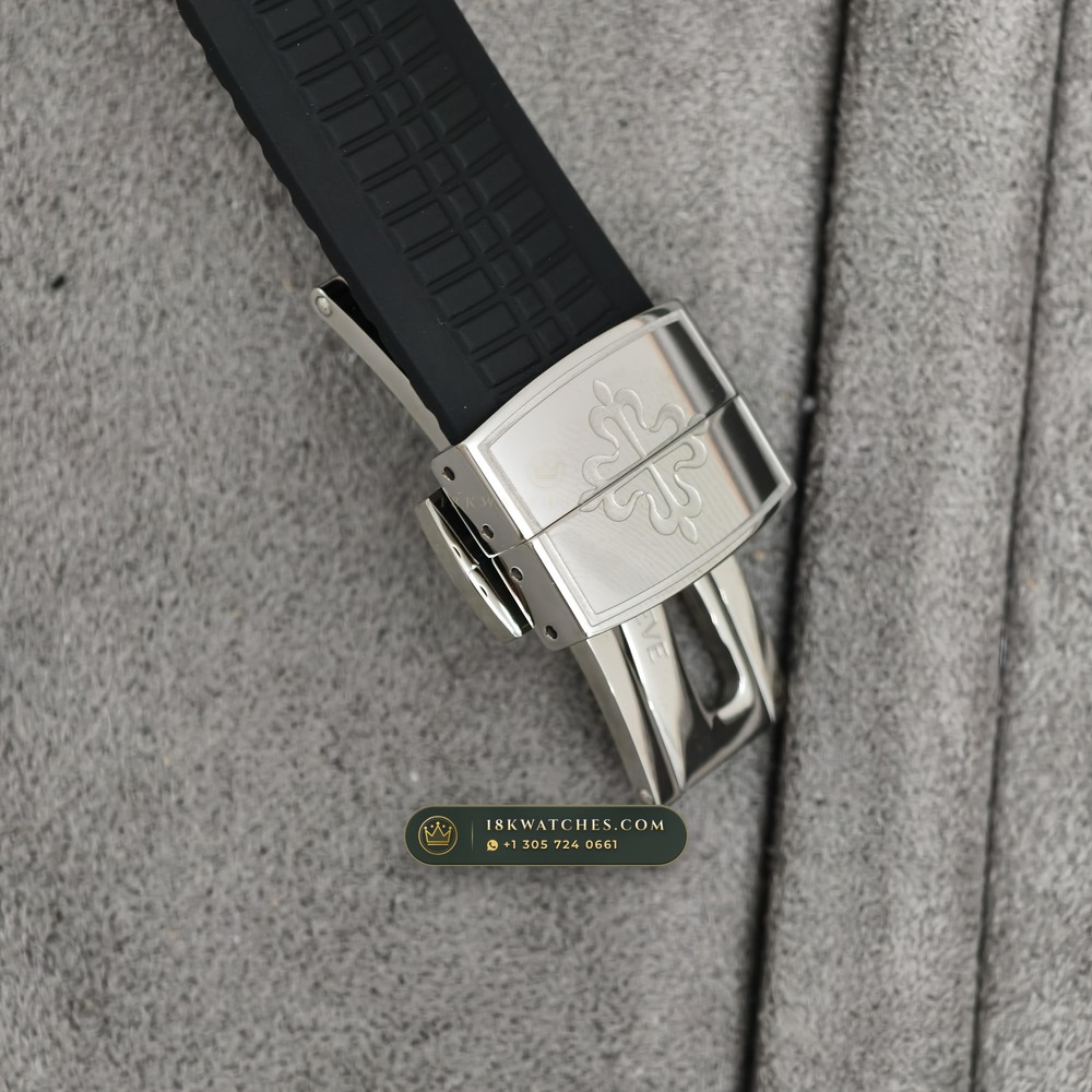 Patek Philippe Aquanaut Extra-Large Self-Winding Geneva Atelier Spec Ref. 5167A — Studio Gallery Plate VIII in 904L Stainless Steel Custom Architecture (79.6g Verified Mass, Patek Philippe Cal. 324 S C - 21K Gold Rotor)