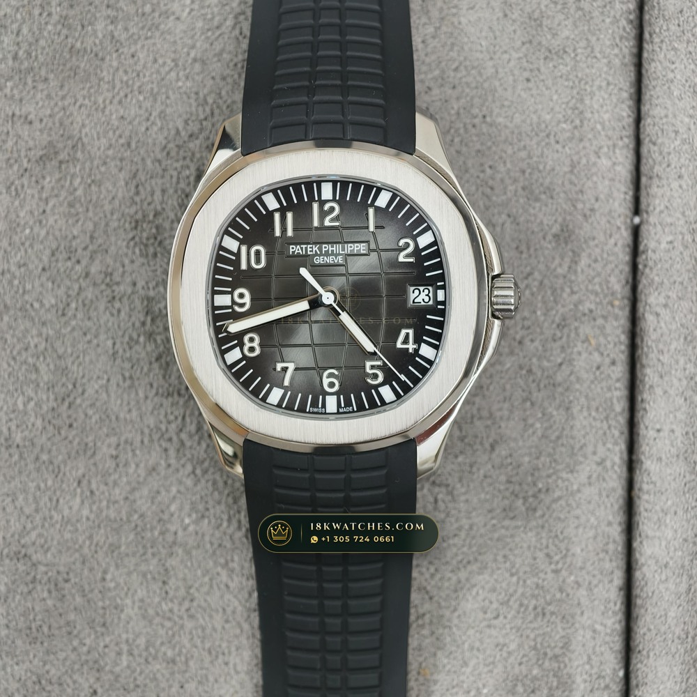 Patek Philippe Aquanaut Extra-Large Self-Winding Geneva Atelier Spec Ref. 5167A — Studio Gallery Plate II in 904L Stainless Steel Custom Architecture (79.6g Verified Mass, Patek Philippe Cal. 324 S C - 21K Gold Rotor)