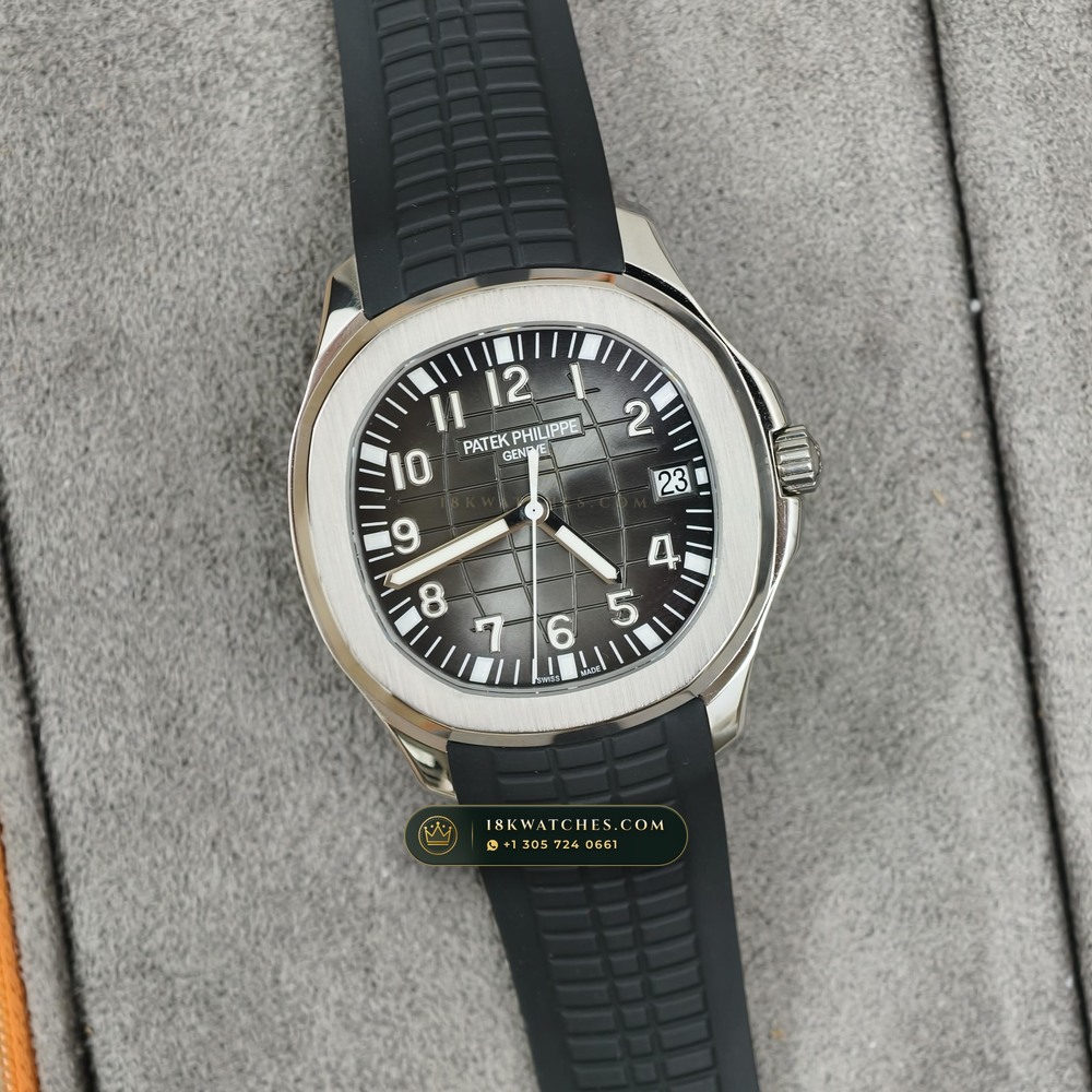 Patek Philippe Aquanaut Extra-Large Self-Winding Geneva Atelier Spec Ref. 5167A — Studio Gallery Plate IV in 904L Stainless Steel Custom Architecture (79.6g Verified Mass, Patek Philippe Cal. 324 S C - 21K Gold Rotor)