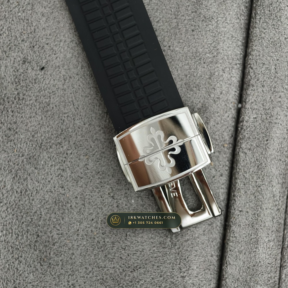 Patek Philippe Aquanaut Extra-Large Self-Winding Geneva Atelier Spec Ref. 5167A — Studio Gallery Plate VII in 904L Stainless Steel Custom Architecture (79.6g Verified Mass, Patek Philippe Cal. 324 S C - 21K Gold Rotor)