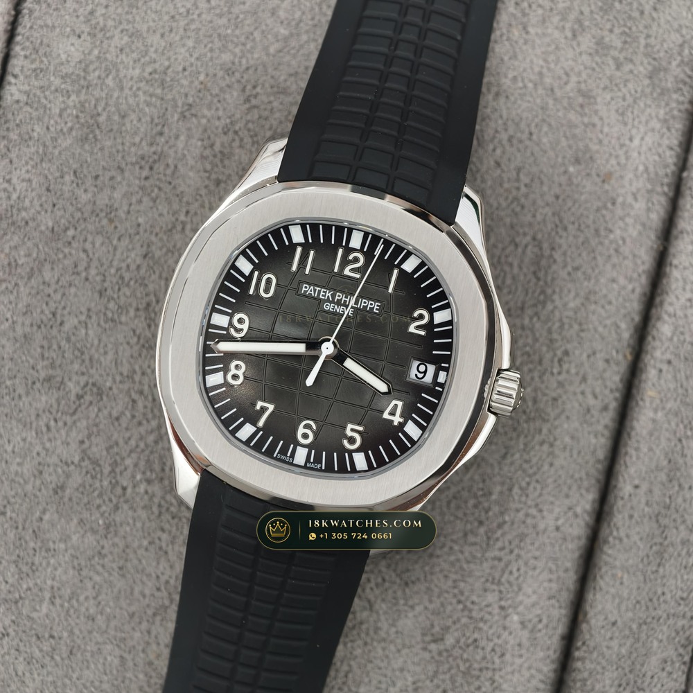 Patek Philippe Aquanaut Extra-Large Self-Winding Custom SW Dial Ref. 5167A — Studio Gallery Plate II in 904L Stainless Steel Custom Architecture (79.5g Verified Mass, Patek Philippe Cal. 324 S C - 21K Gold Rotor)