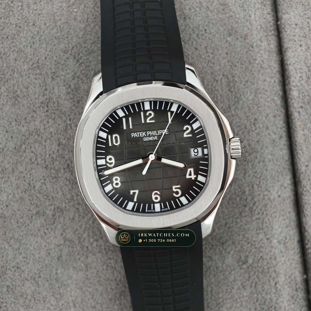 Patek Philippe Aquanaut Extra-Large Self-Winding Custom SW Dial Ref. 5167A — Studio Gallery Plate III in 904L Stainless Steel Custom Architecture (79.5g Verified Mass, Patek Philippe Cal. 324 S C - 21K Gold Rotor)