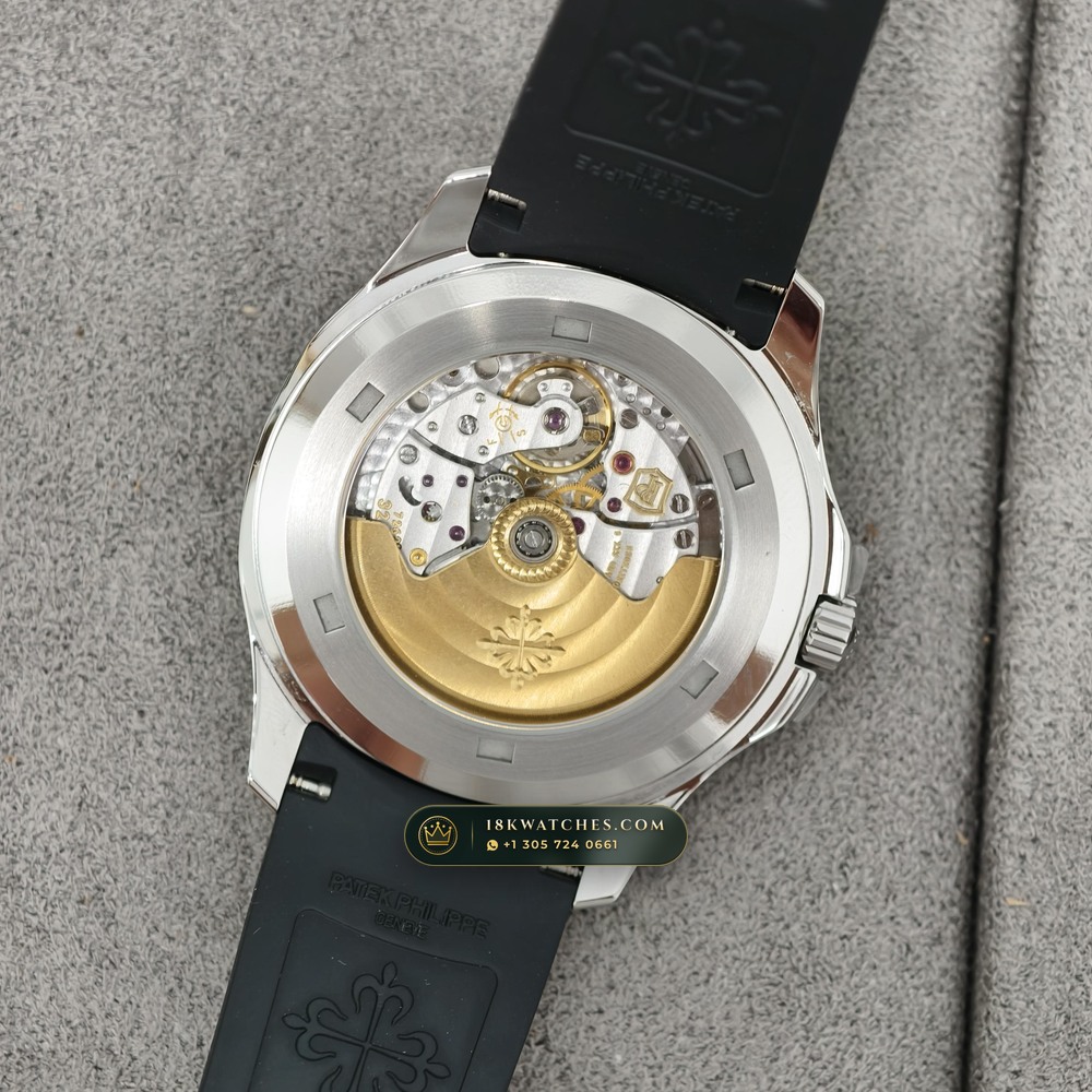 Patek Philippe Aquanaut Extra-Large Self-Winding Custom SW Dial Ref. 5167A — Studio Gallery Plate VI in 904L Stainless Steel Custom Architecture (79.5g Verified Mass, Patek Philippe Cal. 324 S C - 21K Gold Rotor)