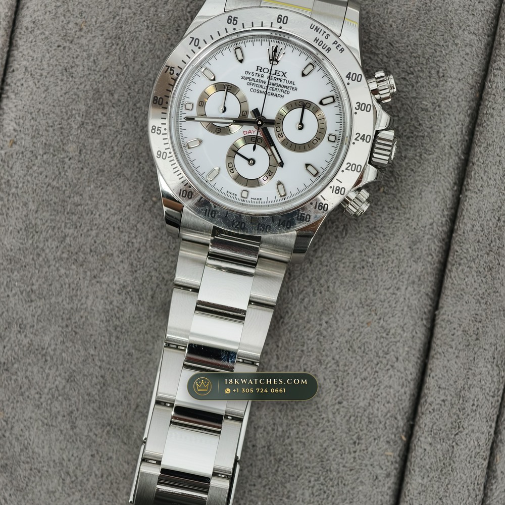Rolex Cosmograph Daytona Ref. 116520 — Studio Gallery Plate II in 904L Stainless Steel Custom Architecture (143.3g Verified Mass, Rolex Manufacture Cal. 4130 - 72h Power Reserve)