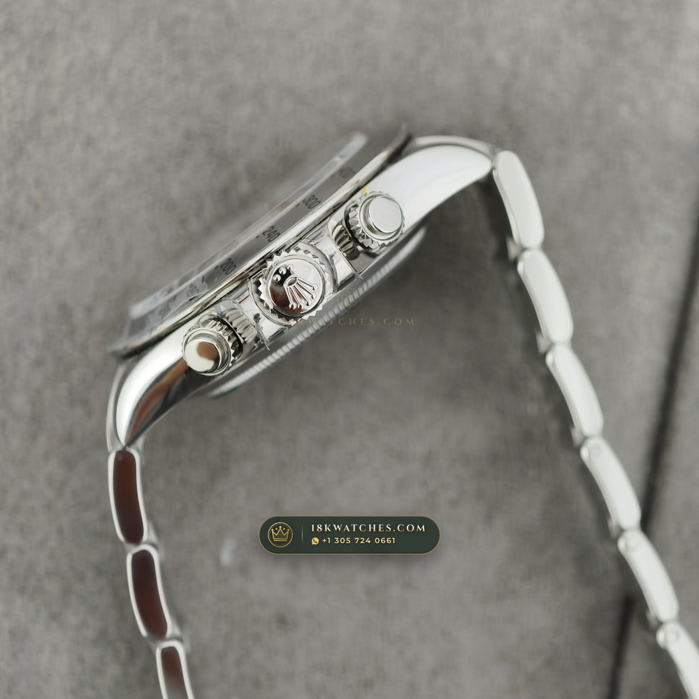 Rolex Cosmograph Daytona Ref. 116520 — Studio Gallery Plate III in 904L Stainless Steel Custom Architecture (143.3g Verified Mass, Rolex Manufacture Cal. 4130 - 72h Power Reserve)