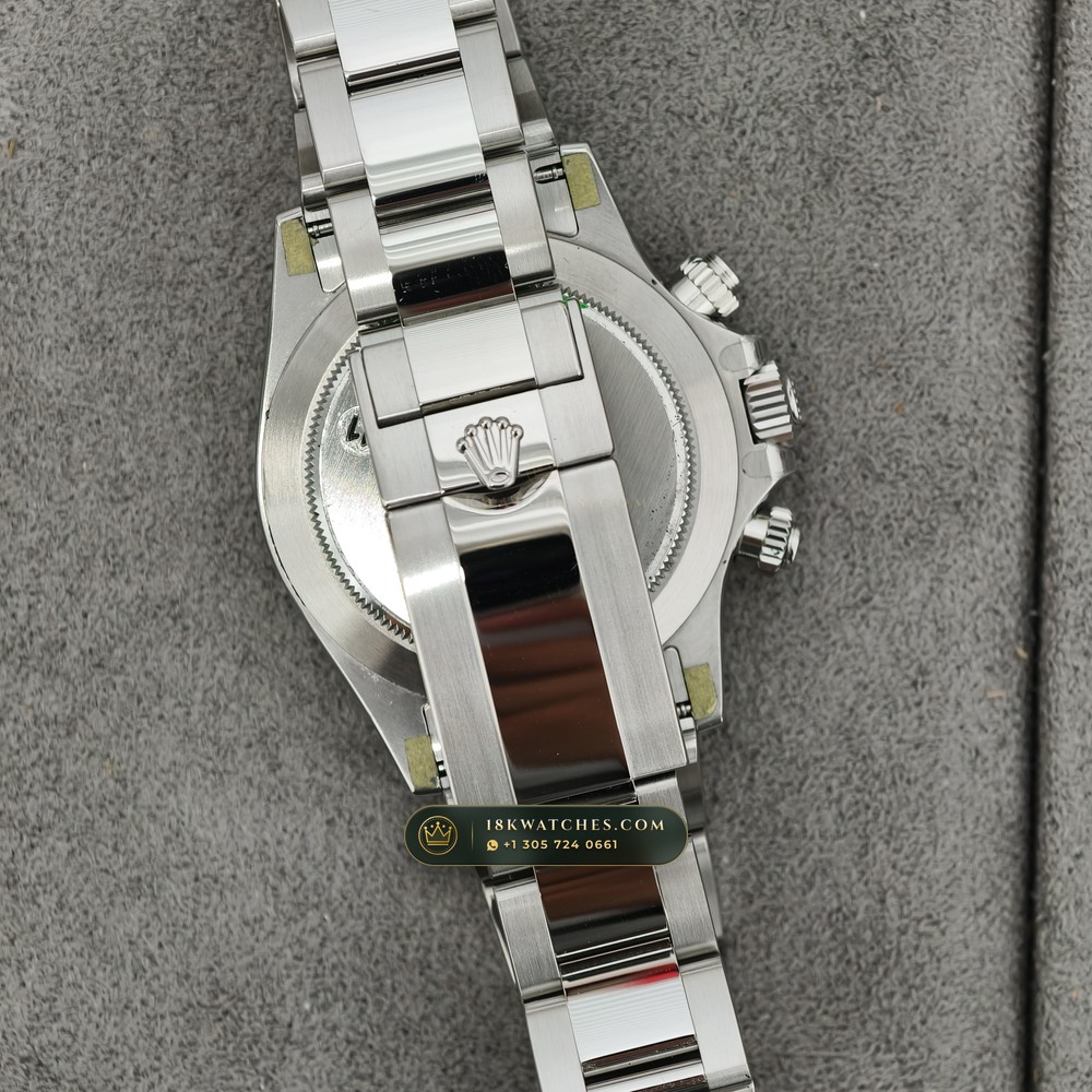 Rolex Cosmograph Daytona Ref. 116520 — Studio Gallery Plate VI in 904L Stainless Steel Custom Architecture (143.3g Verified Mass, Rolex Manufacture Cal. 4130 - 72h Power Reserve)