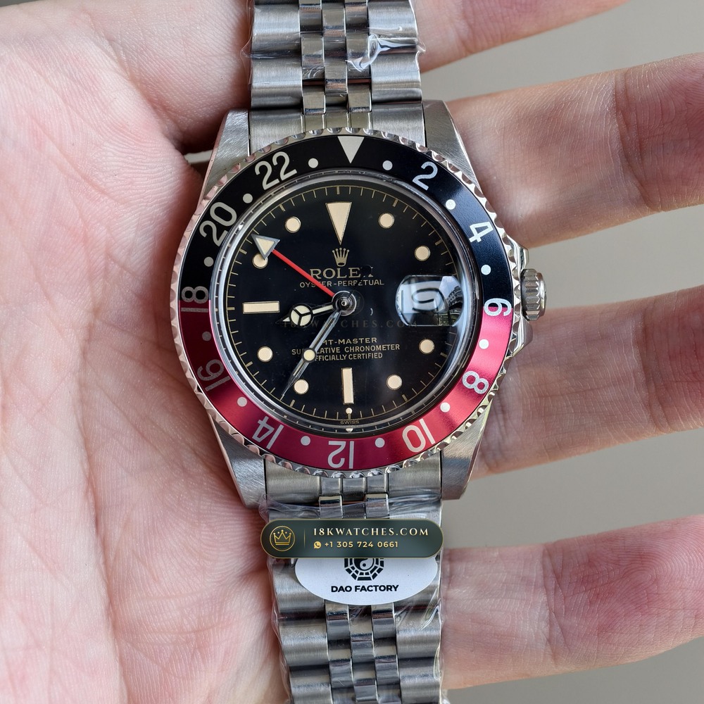 Rolex GMT-Master Vintage Coke Red & Black Bezel Ref. 1675
