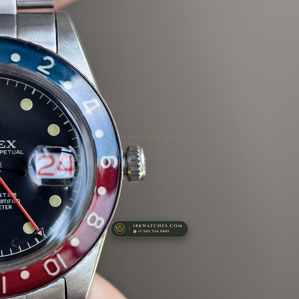 Rolex GMT-Master Vintage Ref. 6542 — Studio Gallery Plate X in 904L Stainless Steel Custom Architecture (114.1g Verified Mass, Rolex Vintage Automatic Calibre)