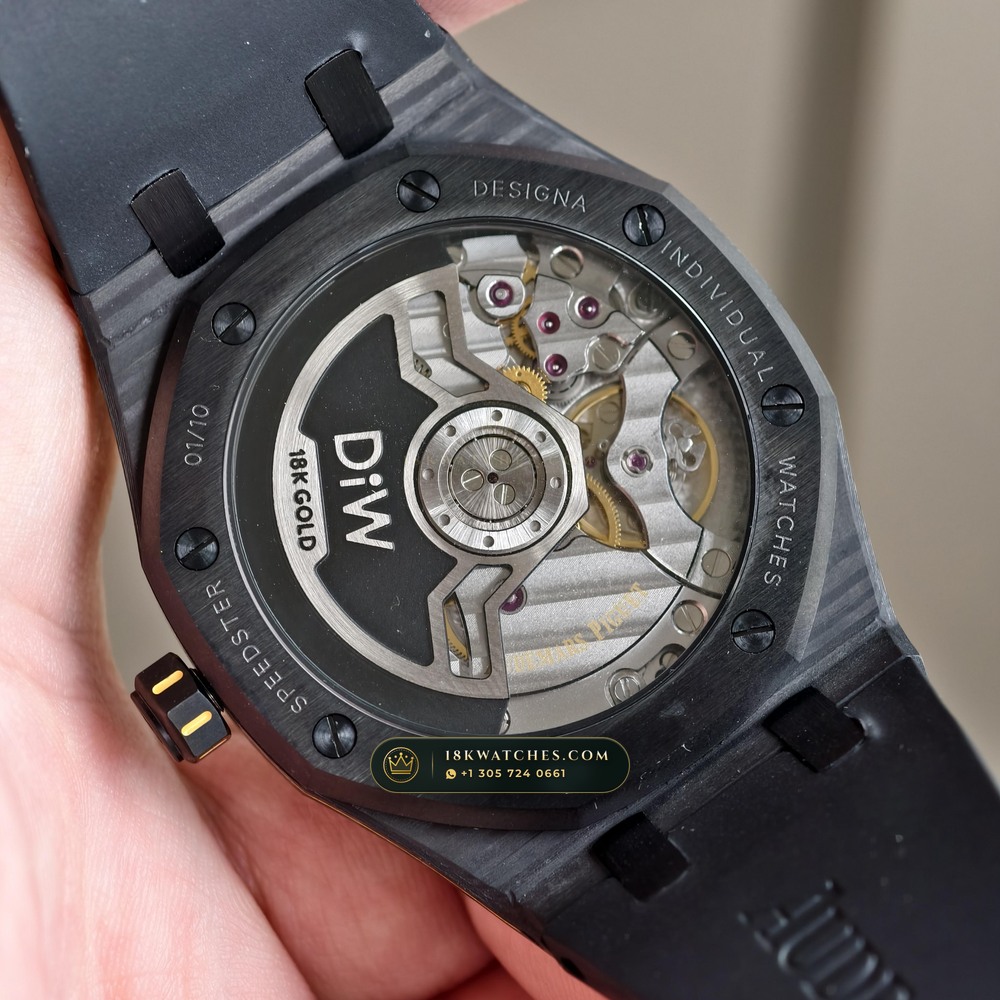 Audemars Piguet Royal Oak Selfwinding 41mm DiW Carbon Voidline Edition Ref. 15500 — Studio Gallery Plate VII in Forged Carbon TPT & Titanium (65.1g Verified Mass, Audemars Piguet Cal. 4302 - 70h Power Reserve)