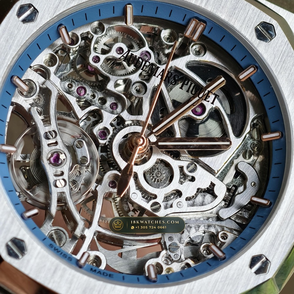 Audemars Piguet Royal Oak Double Balance Wheel Openworked 37mm 18K White Gold Ref. 15467BC.OO.1256BC.01 — Studio Gallery Plate XI in 18K White Gold Au750 (184.3g Verified Mass, Audemars Piguet Cal. 3132 Dual-Balance Openworked)