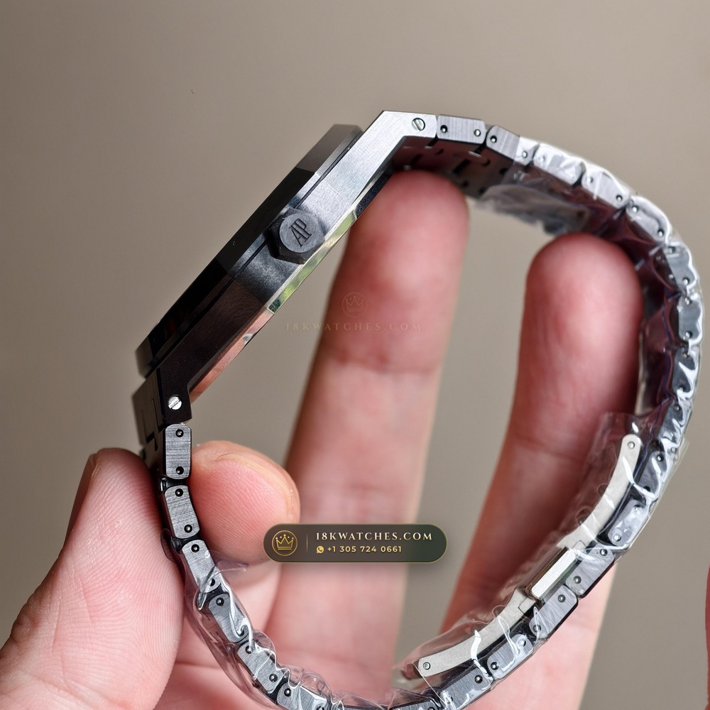 Audemars Piguet Royal Oak Double Balance Wheel Openworked 41mm Ref. 15416CE.OO.1225CE.01 — Studio Gallery Plate V in High-Tech Ceramic & Titanium (135.4g Verified Mass, Audemars Piguet Cal. 3132 Dual-Balance Openworked)