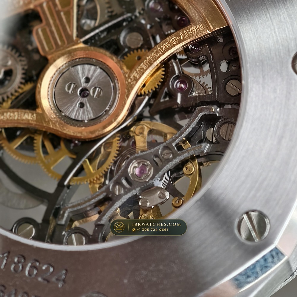 Audemars Piguet Royal Oak Double Balance Wheel Openworked 41mm Free-Sprung Calibre 5-Axis CNC Case Ref. 15407ST.OO.1220ST.01 — Studio Gallery Plate VIII in 904L Stainless Steel Custom Architecture (162.1g Verified Mass, Audemars Piguet Cal. 3132 Dual-Balance Openworked)