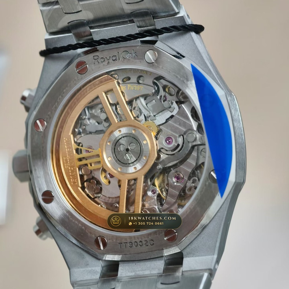 Audemars Piguet Royal Oak Selfwinding Chronograph 41mm Free-Sprung Calibre Ref. 26240ST — Studio Gallery Plate VI in 904L Stainless Steel Custom Architecture (180.3g Verified Mass, Audemars Piguet Cal. 4401 Flyback Chronograph)