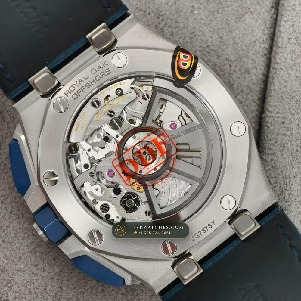 Audemars Piguet Royal Oak Offshore Selfwinding Chronograph 43mm Ref. 26420SO.OO.A029VE.01 — Studio Gallery Plate VI in 904L Stainless Steel Custom Architecture (174.4g Verified Mass, Audemars Piguet Cal. 4401 Flyback Chronograph)