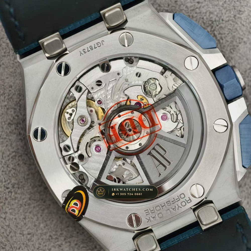 Audemars Piguet Royal Oak Offshore Selfwinding Chronograph 43mm Ref. 26420SO.OO.A029VE.01 — Studio Gallery Plate VII in 904L Stainless Steel Custom Architecture (174.4g Verified Mass, Audemars Piguet Cal. 4401 Flyback Chronograph)