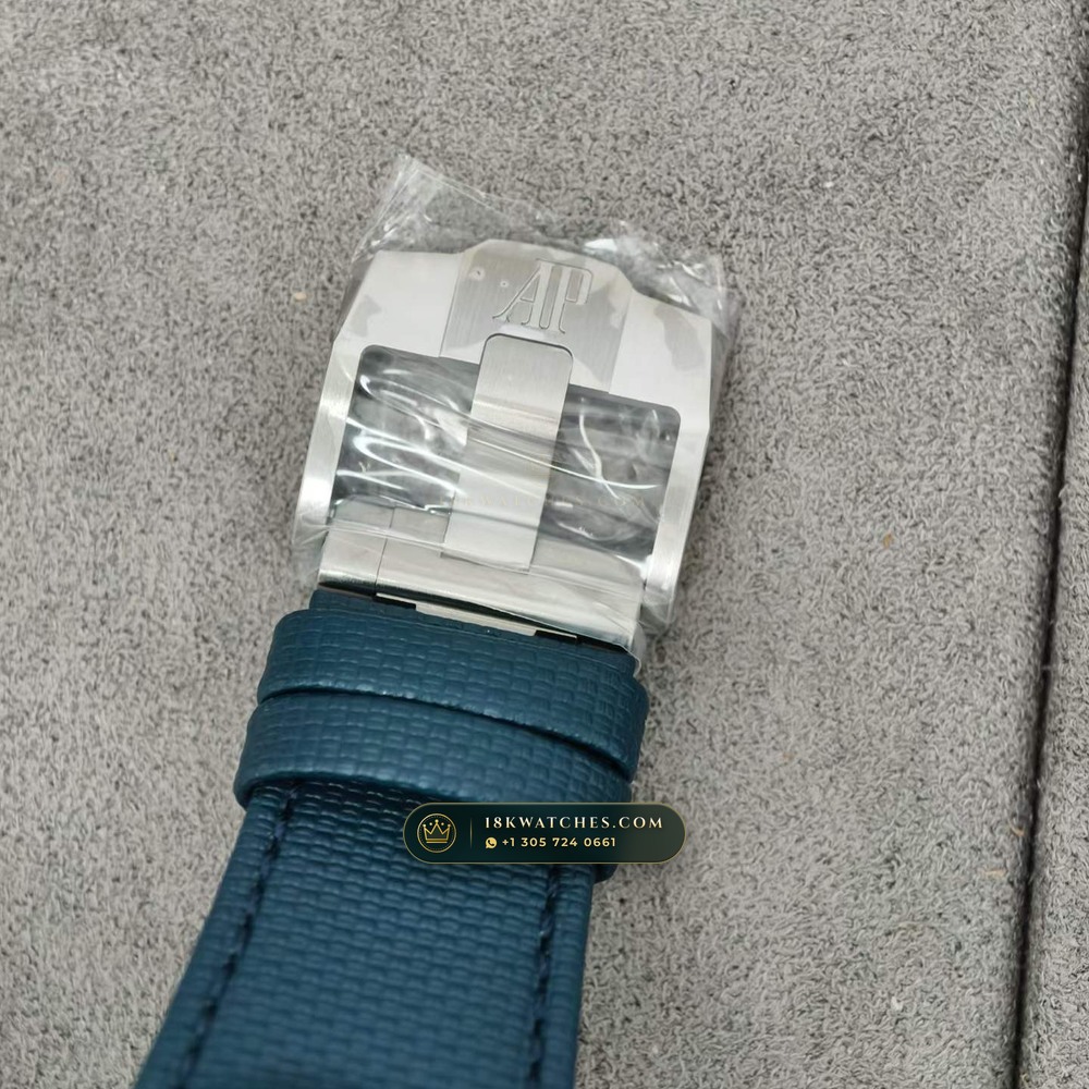 Audemars Piguet Royal Oak Offshore Selfwinding Chronograph 43mm Ref. 26420SO.OO.A029VE.01 — Studio Gallery Plate VIII in 904L Stainless Steel Custom Architecture (174.4g Verified Mass, Audemars Piguet Cal. 4401 Flyback Chronograph)