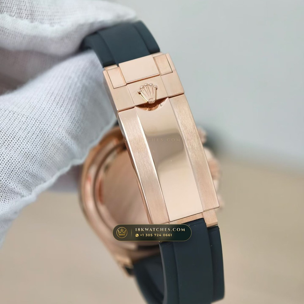 Rolex Cosmograph Daytona Gibeon Meteorite Dial & Oysterflex 18K Everose Gold Ref. 126515LN — Studio Gallery Plate VII in 18K Rose Gold Au750 (160.8g Verified Mass, Rolex Manufacture Cal. 4131 - 72h Power Reserve)