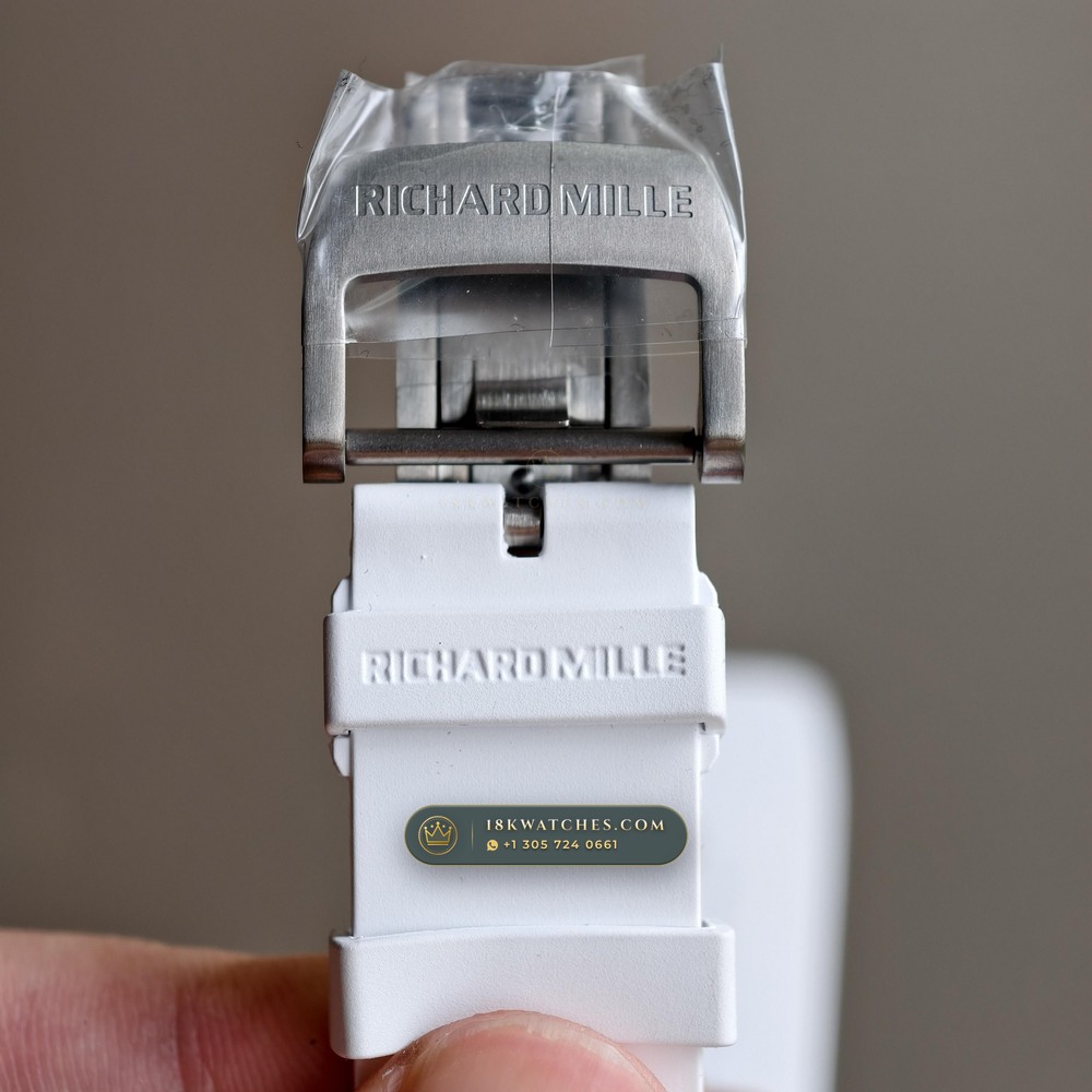 Richard Mille RM 61-01 Yohan Blake Asymmetric 5-Axis CNC Case — Studio Gallery Plate VIII in Carbon TPT & Grade 5 Titanium (55.1g Verified Mass, Richard Mille Cal. RMUL2 Free-Sprung Skeleton)