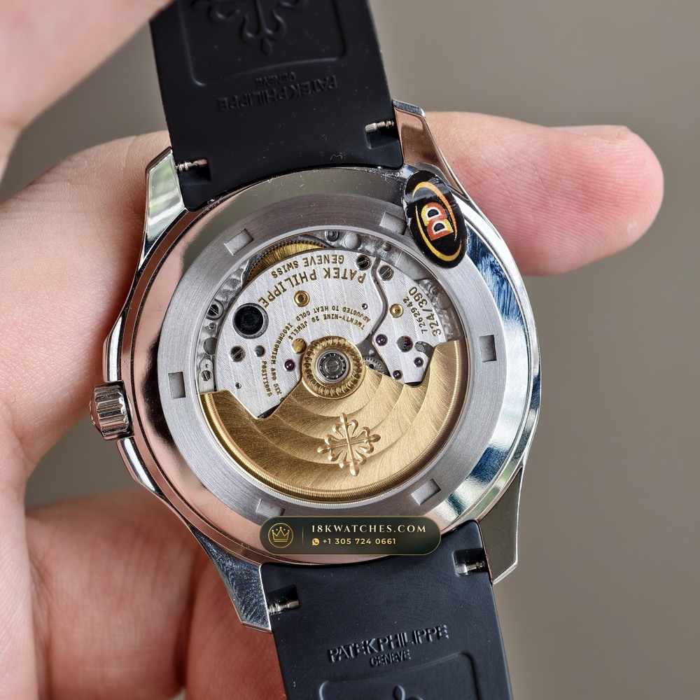 Patek Philippe Aquanaut Extra-Large Self-Winding Diamond-Set Bezel Ref. 5167A — Studio Gallery Plate VI in 904L Stainless Steel Custom Architecture (79.6g Verified Mass, Patek Philippe Cal. 324 S C - 21K Gold Rotor)