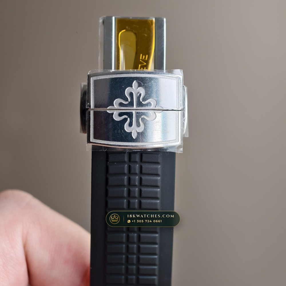 Patek Philippe Aquanaut Extra-Large Self-Winding Diamond-Set Bezel Ref. 5167A — Studio Gallery Plate VII in 904L Stainless Steel Custom Architecture (79.6g Verified Mass, Patek Philippe Cal. 324 S C - 21K Gold Rotor)