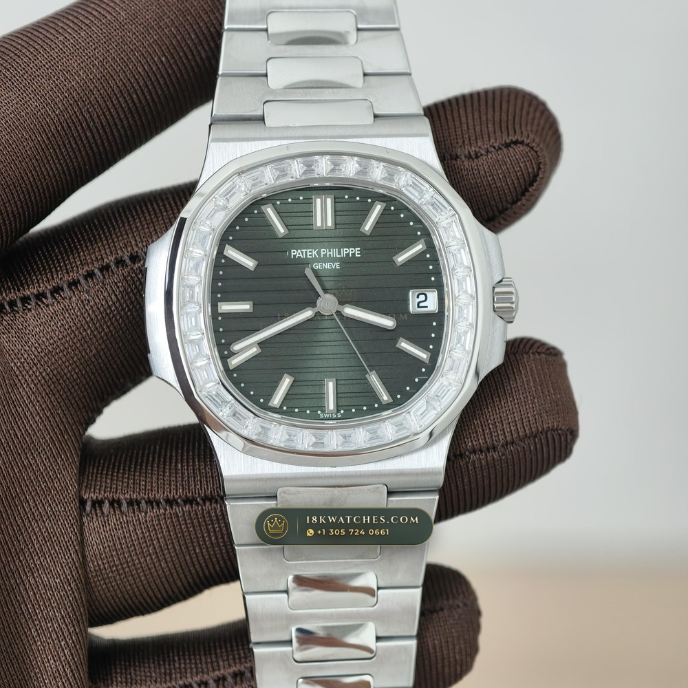 Patek Philippe Nautilus Self-Winding Diamond-Set Bezel Ref. 5711/1300A-001