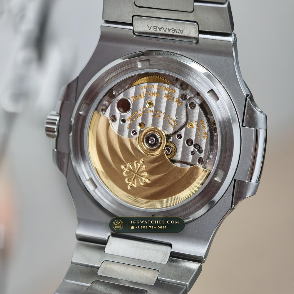 Patek Philippe Nautilus Self-Winding Diamond-Set Bezel Ref. 5711/1300A-001 — Studio Gallery Plate VII in 904L Stainless Steel Custom Architecture (118.2g Verified Mass, Patek Philippe Cal. 26-330 S C / Cal. 324 S C - 21K Gold Rotor)