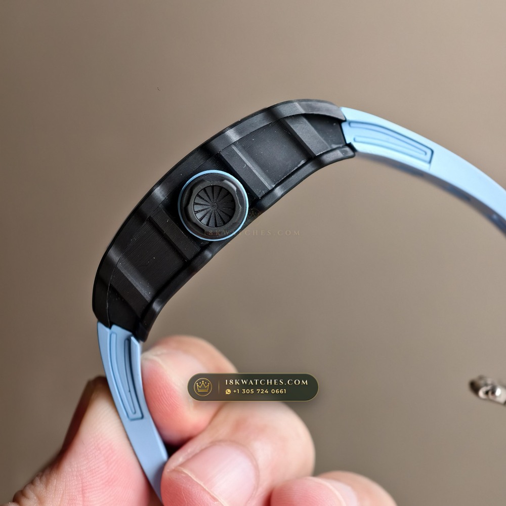 Richard Mille RM 35-01 Rafael Nadal Manual Winding Geneva Atelier Spec — Studio Gallery Plate V in Carbon TPT & Grade 5 Titanium (50.1g Verified Mass, Richard Mille Cal. RMUL3 Grade 5 Titanium Skeleton)