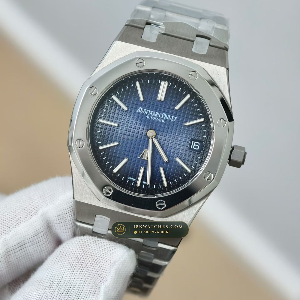Audemars Piguet Royal Oak Jumbo Extra-Thin 39mm Ref. 15202IP.OO.1240IP.01 — Studio Gallery Plate III in Grade 5 Titanium Monobloc (93.6g Verified Mass, Audemars Piguet Cal. 2121 Ultra-Thin)