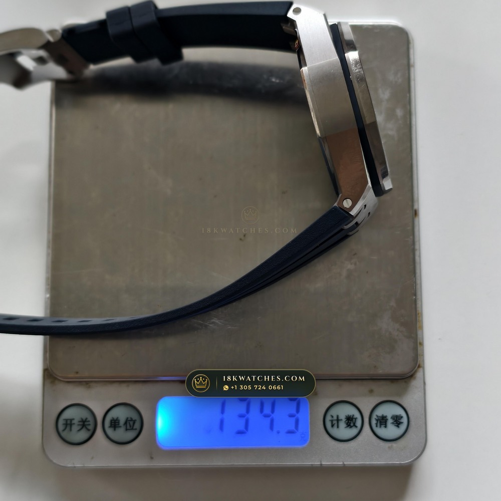 Audemars Piguet Royal Oak Offshore Selfwinding Chronograph 43mm Ref. 26420TI.OO.A027CA.01 — Studio Gallery Plate VII in Grade 5 Titanium Monobloc (131.8g Verified Mass, Audemars Piguet Cal. 4401 Flyback Chronograph)