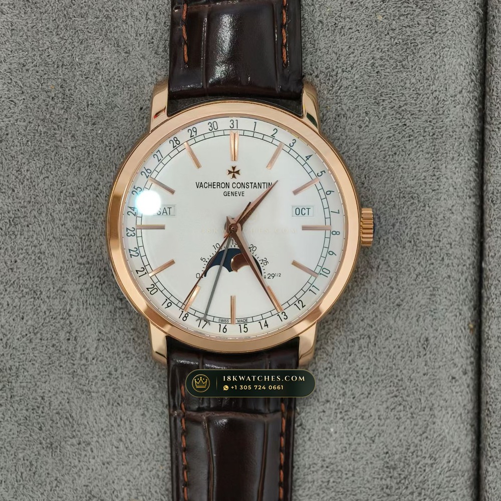 Vacheron Constantin Traditionnelle Complete Calendar Openface 18K Rose Gold Ref. 4010T/000R-B344