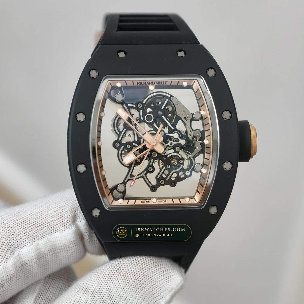 Richard Mille RM 055 Bubba Watson Manual Winding Asia Limited Edition 5-Axis CNC Case