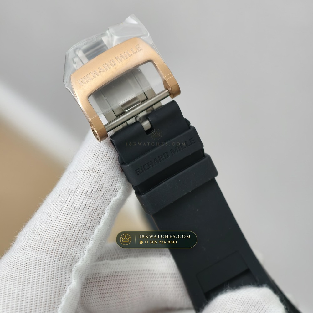 Richard Mille RM 055 Bubba Watson Manual Winding Asia Limited Edition 5-Axis CNC Case — Studio Gallery Plate VIII in ATZ White Ceramic & Grade 5 Titanium (66.3g Verified Mass, Richard Mille Cal. RMUL2 Grade 5 Titanium Skeleton)