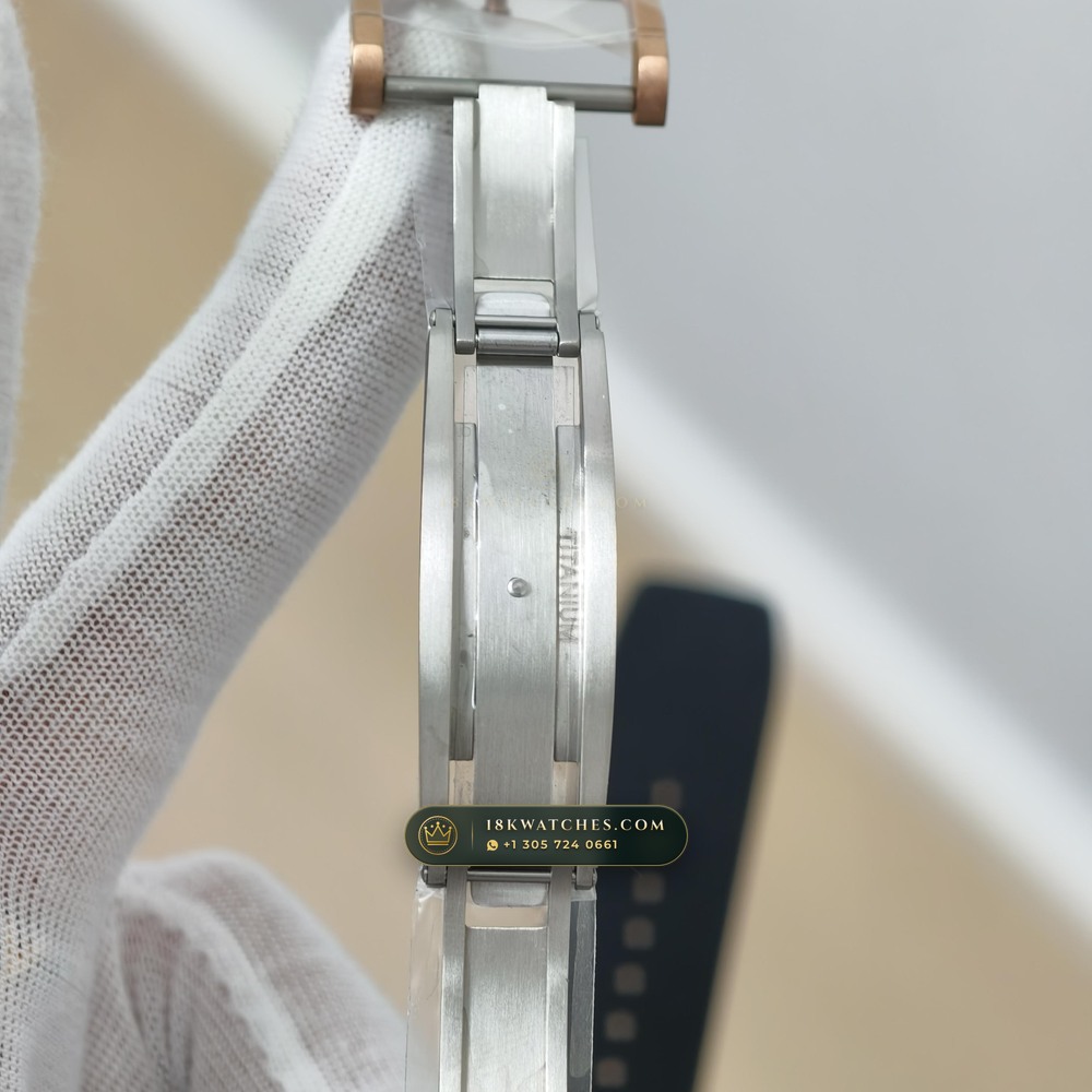 Richard Mille RM 055 Bubba Watson Manual Winding Asia Limited Edition 5-Axis CNC Case — Studio Gallery Plate IX in ATZ White Ceramic & Grade 5 Titanium (66.3g Verified Mass, Richard Mille Cal. RMUL2 Grade 5 Titanium Skeleton)