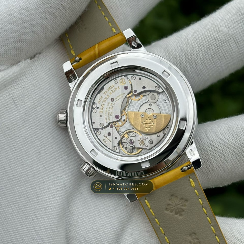 Patek Philippe Grand Complications Sky Moon Celestial Diamond-Set Bezel 18K White Gold Ref. 6102G — Studio Gallery Plate VI in 18K White Gold Au750 (128.4g Verified Mass, Patek Philippe Cal. 240 LU CL C - 22K Gold Micro-Rotor)