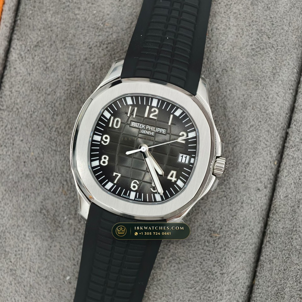 Patek Philippe Aquanaut Extra-Large Self-Winding Custom SW Dial 22K Gold Rotor Ref. 5167A — Studio Gallery Plate III in 904L Stainless Steel Custom Architecture (79.1g Verified Mass, Patek Philippe Cal. 324 S C - 21K Gold Rotor)