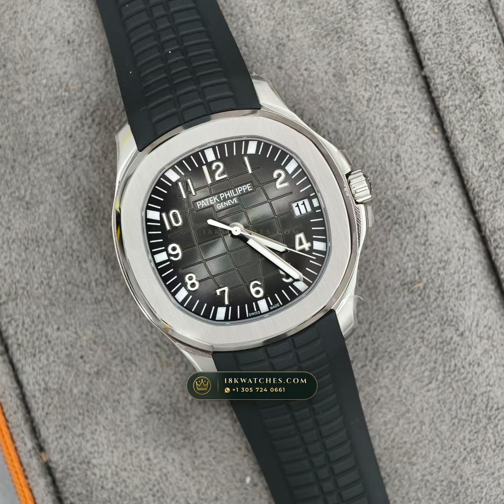 Patek Philippe Aquanaut Extra-Large Self-Winding Custom SW Dial 22K Gold Rotor Ref. 5167A — Studio Gallery Plate IV in 904L Stainless Steel Custom Architecture (79.1g Verified Mass, Patek Philippe Cal. 324 S C - 21K Gold Rotor)