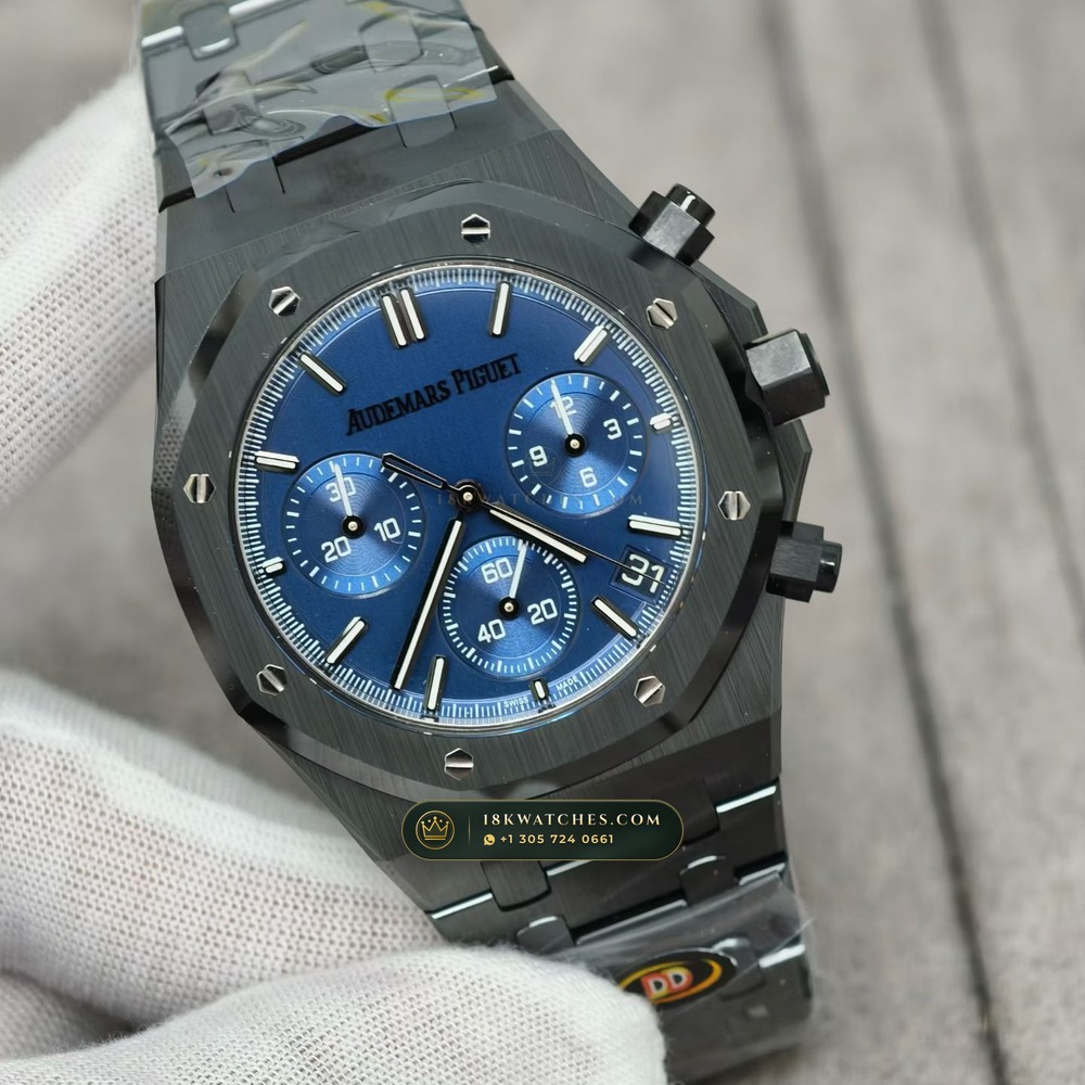 Audemars Piguet Royal Oak Selfwinding Chronograph 41mm Ref. 26240CE — Studio Gallery Plate II in High-Tech Ceramic & Titanium (149.3g Verified Mass, Audemars Piguet Cal. 4401 Flyback Chronograph)