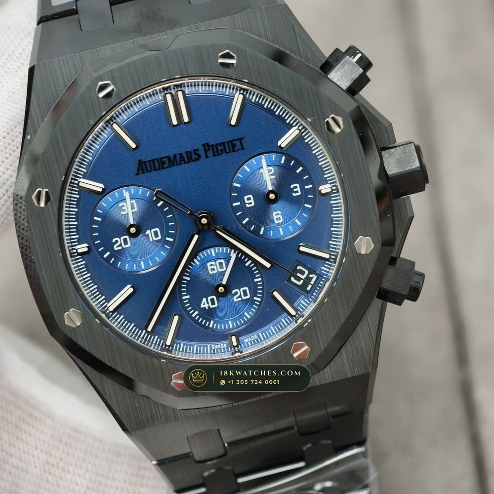 Audemars Piguet Royal Oak Selfwinding Chronograph 41mm Ref. 26240CE — Studio Gallery Plate IV in High-Tech Ceramic & Titanium (149.3g Verified Mass, Audemars Piguet Cal. 4401 Flyback Chronograph)