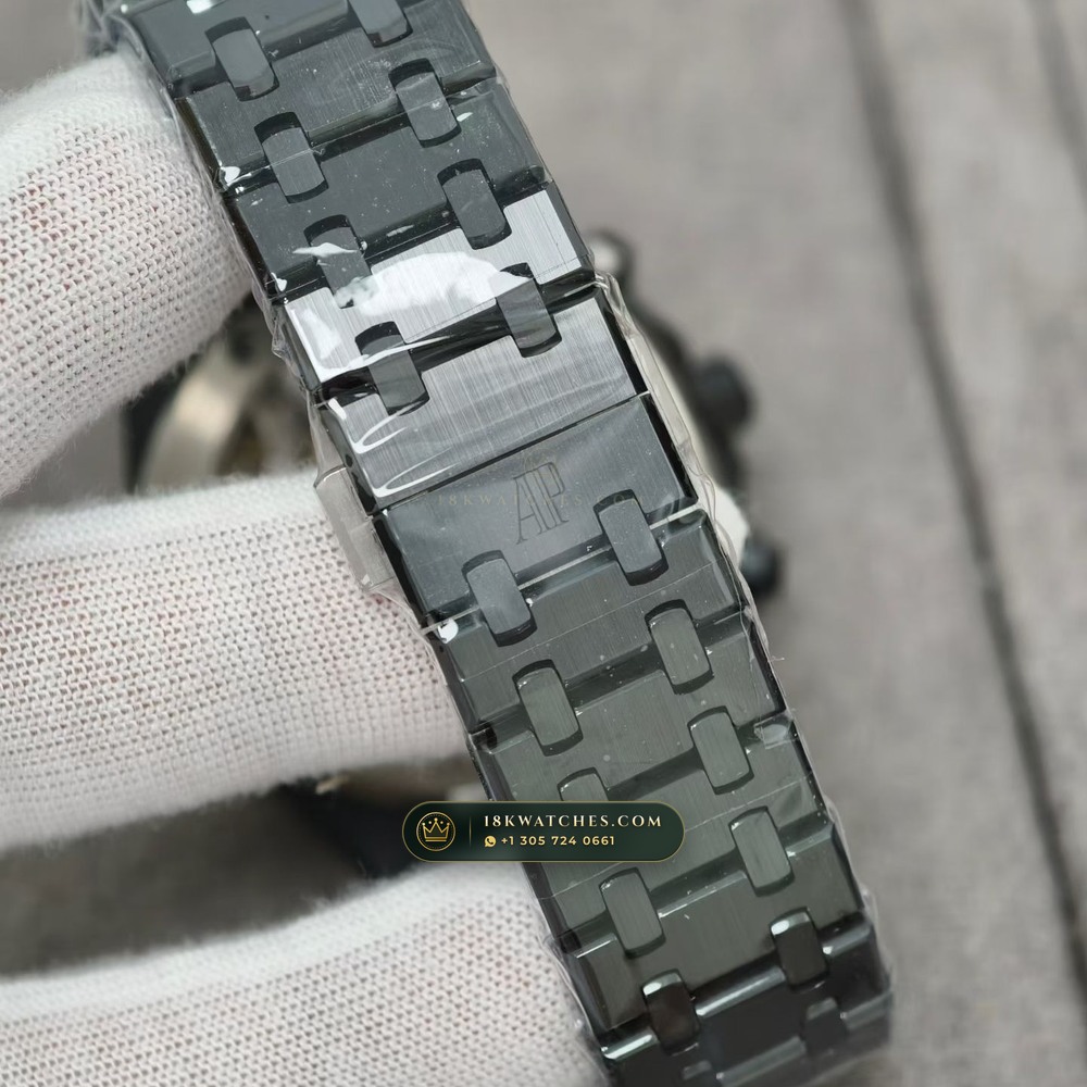 Audemars Piguet Royal Oak Selfwinding Chronograph 41mm Ref. 26240CE — Studio Gallery Plate VI in High-Tech Ceramic & Titanium (149.3g Verified Mass, Audemars Piguet Cal. 4401 Flyback Chronograph)